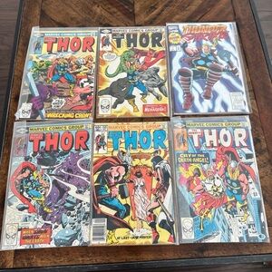 Marvel Thor Comic Book Set with Vibrant Covers